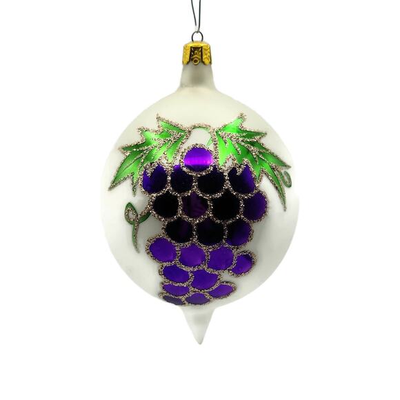Christopher Radko Vineyard Grapes Ball Christmas Holiday Tree Ornament 890510 - Picture 1 of 8
